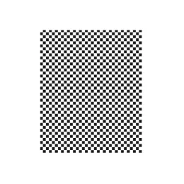 Papier ingraissable damier Noir et Blanc XL 31x38cm